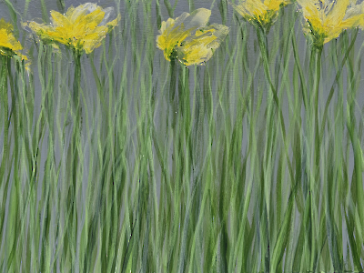Gesso 89 (Sumpfblumen), 2025