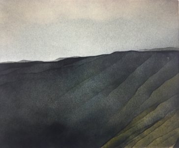 Beginnende Farbe in einer Landschaft, 1976