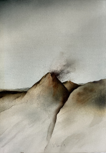 Vulkan mit Erdriss, 1978