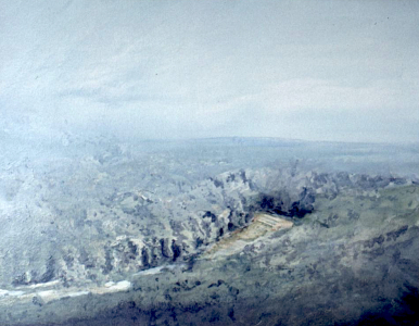 Landschaft bei Annweiler (Studie), 1982