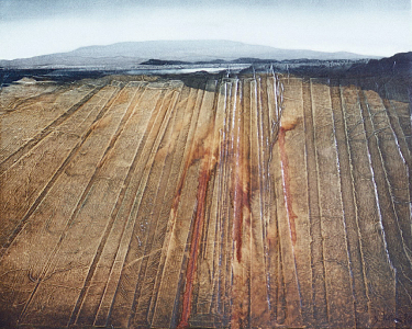 Landschaftsrelief, eisenhaltig Nr. 3, 1980