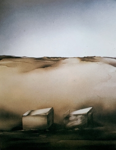 Gehäuse für einen abgeflachten Stein, 1977