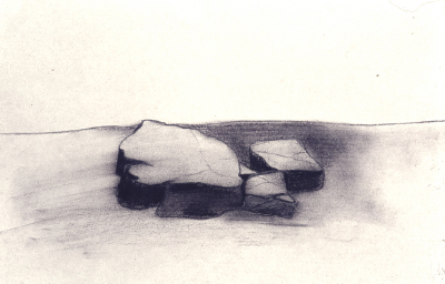 Landschaftsfragment (Studie), 1974