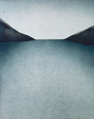 Landschaft mit Meermündung, 1974