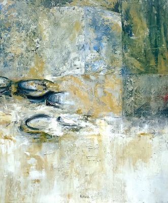 Fresko (Detail-Studie zu Leonardo da Vinci Abendmahl), 1991 / 92